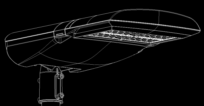 150lm / W Oświetlenie drogowe LED Oświetlenie drogowe LED wysokiej mocy Odlewanie ciśnieniowe aluminium IP66