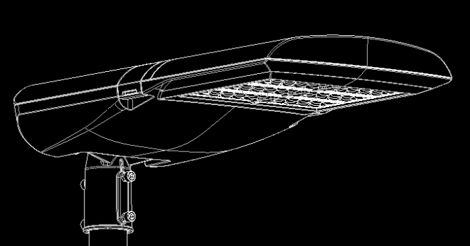 150lm / W Oświetlenie drogowe LED Oświetlenie drogowe LED wysokiej mocy Odlewanie ciśnieniowe aluminium IP66