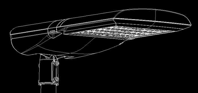 150lm / W Oświetlenie drogowe LED Oświetlenie drogowe LED wysokiej mocy Odlewanie ciśnieniowe aluminium IP66