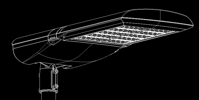 150lm / W Oświetlenie drogowe LED Oświetlenie drogowe LED wysokiej mocy Odlewanie ciśnieniowe aluminium IP66