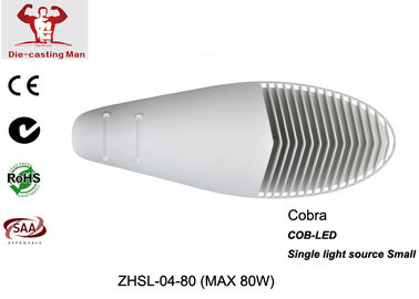 High Efficiency 130lm/w Single COB Aluminum Die Casting 80W LED Road Lighting Fixtures Corrosion-proof IP66