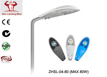High Efficiency 130lm/w Single COB Aluminum Die Casting 80W LED Road Lighting Fixtures Corrosion-proof IP66