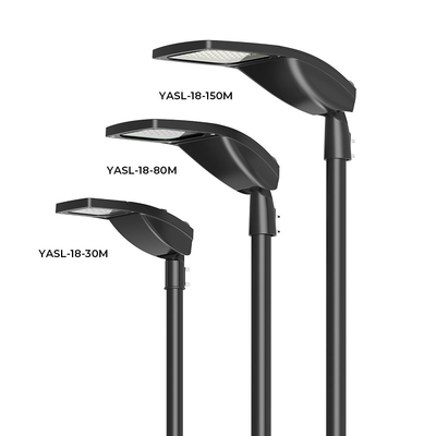 Szary 4000K 80 Watt Ra70 Aluminiowa lampa uliczna Led na główną drogę