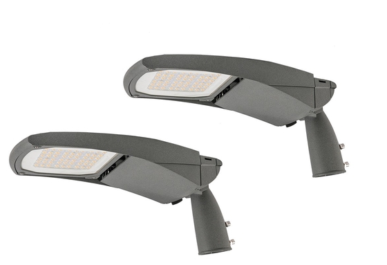 2700k IK80 Pusty lub ukończony Led Street Light Szary IP66 140lm / W 4000k Ra70