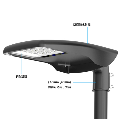 60w IP66 Wodoodporna zewnętrzna lampa drogowa Smd Odlewanie ciśnieniowe z aluminium