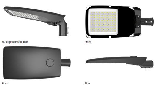 Aluminium 3030 SMD Zewnętrzne oświetlenie uliczne LED Wodoodporne o dużej mocy 60w