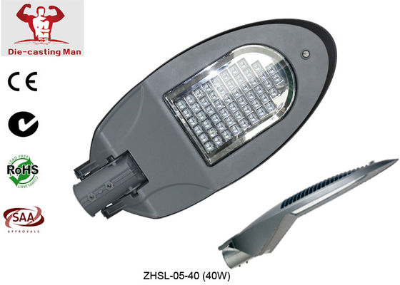 CRI 70 Wysokiej mocy LED lampy uliczne kąt wzroku 145*85° 50W Ip66 Fotocella Zewnętrzne Nowoczesne światło uliczne