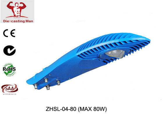 Aluminum Alloy Material ADC-3 COB LED Street Light Housing 60W IP66 IK09 with Patented Lens for Highway