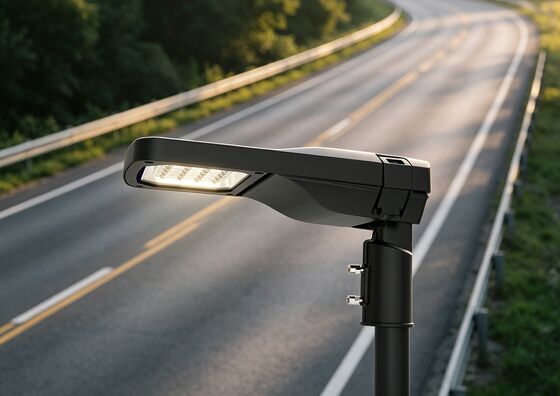 Aluminiowe światło uliczne LED oferuje oświetlenie zewnętrzne z 130lm na watt i solidną obudowę aluminiową o klasyfikacji IP66 IK09