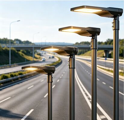 130lm/W 6500K Zewnętrzne lampy uliczne LED 30W 50W 80W 100W 120W 150W 200W 250W IP66 IK09 5 lat gwarancji
