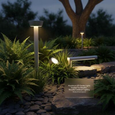 Aluminiowe lampy LED ogrodowe do pięknego oświetlenia krajobrazu Gwarancja 5/8 lat (opcjonalnie)