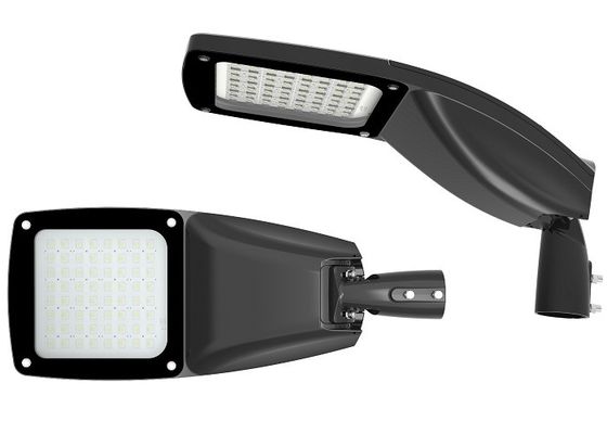 Czarna aluminiowa lampa uliczna LED 3000K 80 W Ra70